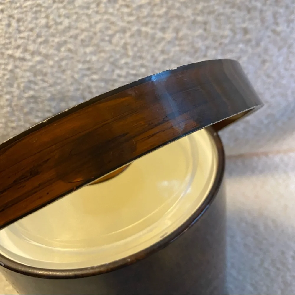Vintage Georges Briard Mid-Century Modern Tortoise Shell Ice Bucket
